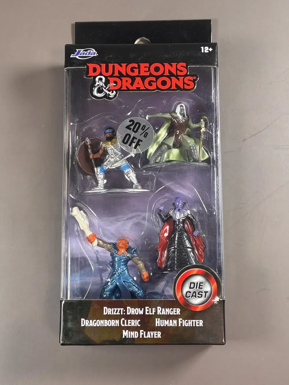 Jada Dungeons & Dragons Nanofigs Collectibles Toy Action Figures - Set of 4 2020